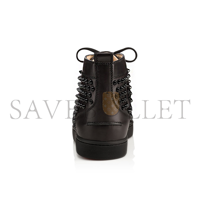 Chr1st1an louboutin l0vis spikes sneakers calf leather and spikes black